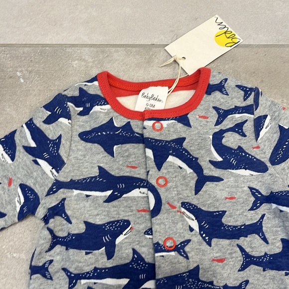 NWT Mini Boden Shark Romper / onesie - Picture 2 of 3